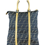 Fendi FF Canvas Top Handle Zip Tote