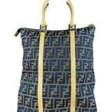 Fendi FF Canvas Top Handle Zip Tote
