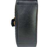 Gucci Black Leather Marmont Medium Shoulder Bag