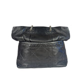 Christian Dior Black Leather Cannage Granville Chain Tote
