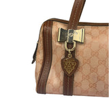 Gucci Pink GG Crystal Duchessa Boston Bag