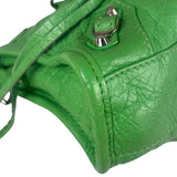 Balenciaga Green Leather Small Le City Two-Way Bag