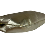 Chloe Metallic Gold Leather Frame Clutch