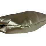 Chloe Metallic Gold Leather Frame Clutch