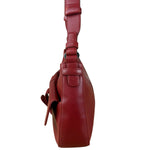 Loewe Vintage Red Leather Shoulder Bag