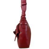 Loewe Vintage Red Leather Shoulder Bag