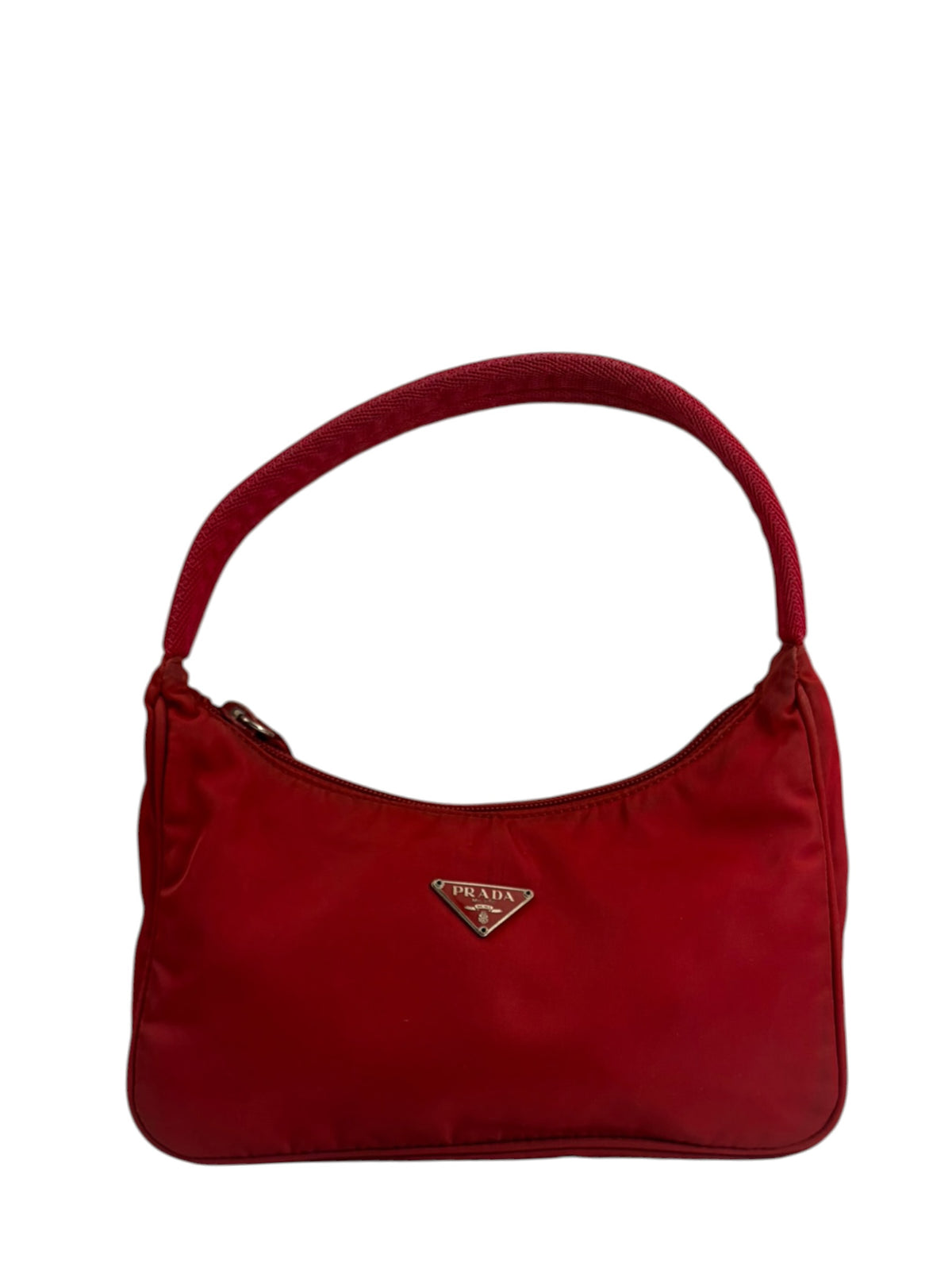 Prada Red Tessuto Nylon Pochette
