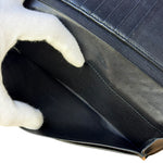 Bottega Veneta Black Intercciato Long Wallet