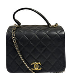 Chanel Black Quilted Leather Mini Citizen Chic Flap Bag 2018