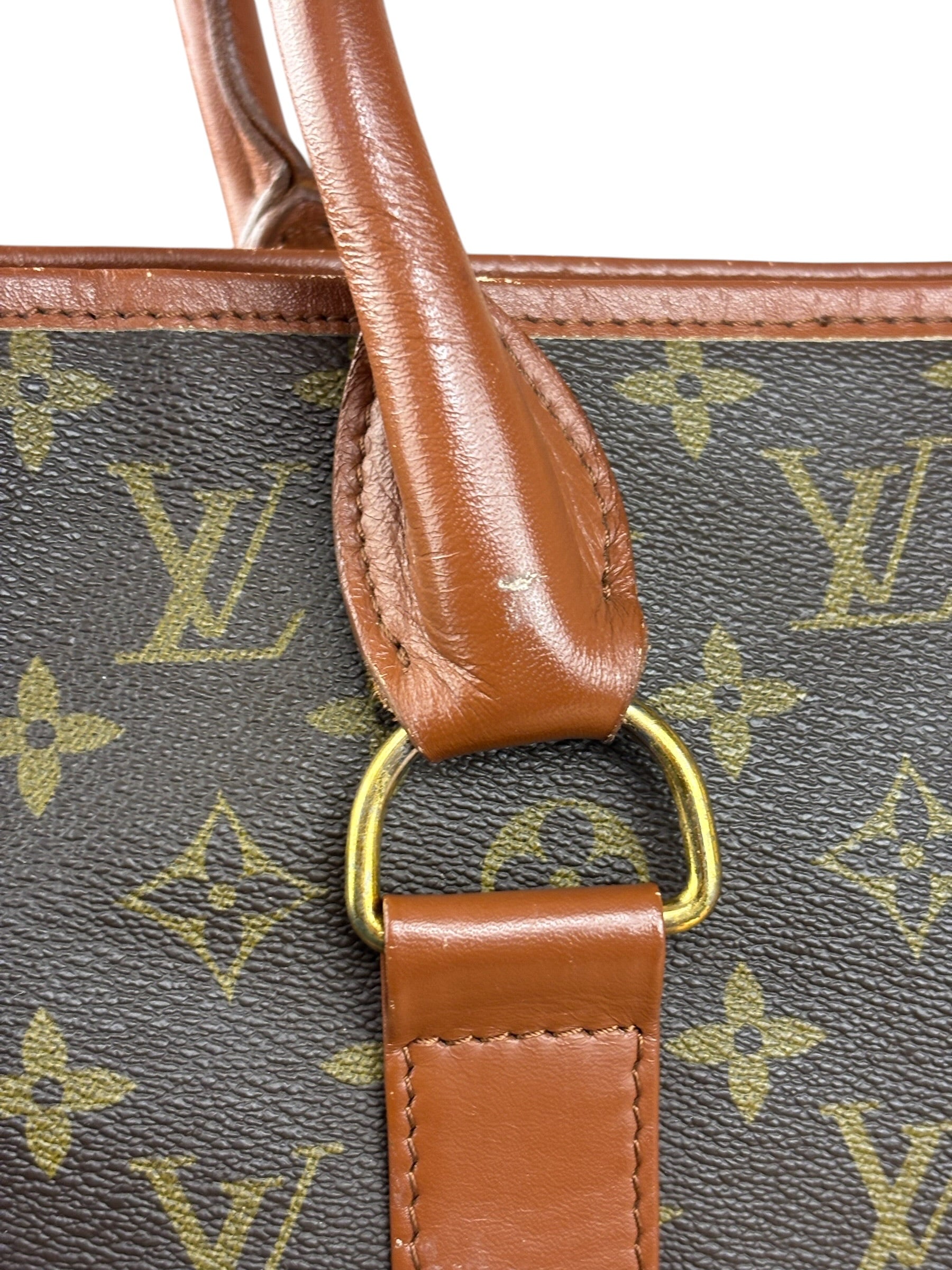 Louis Vuitton Vintage Monogram Sac Weekend Tote Bag MM