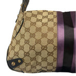 Gucci GG Canvas Web Horsebit Shoulder Bag