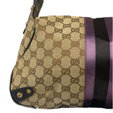 Gucci GG Canvas Web Horsebit Shoulder Bag