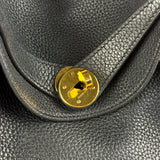 Hermes Black Clemence Lindy 26