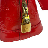 Louis Vuitton Red Vernis Alma BB Handbag