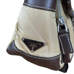 Prada Tessuto Buckle Shoulder Bag