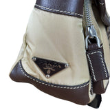 Prada Tessuto Buckle Shoulder Bag