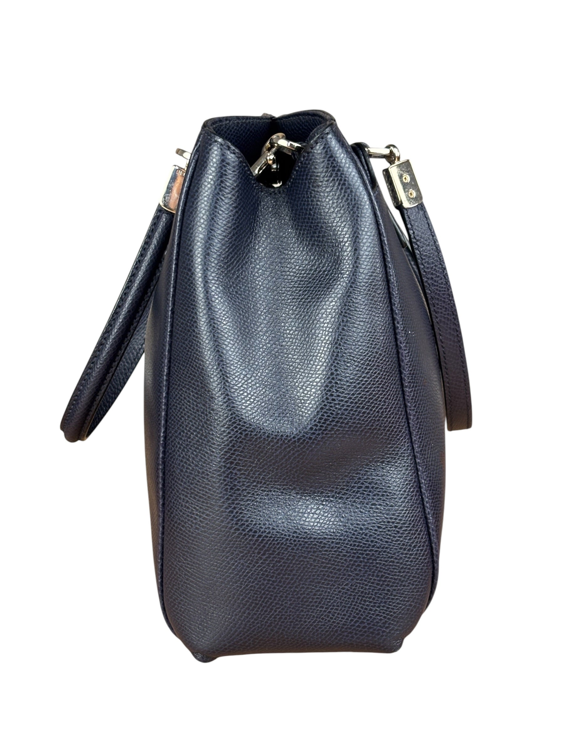 Coach Vintage Navy Leather 2Way Bag