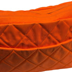 Chanel Orange Quilted Nylon Classic Jersey Camera Bag 2012
