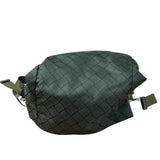 Bottega Veneta Green Nylon/Mesh Intrecciato Belt Bag
