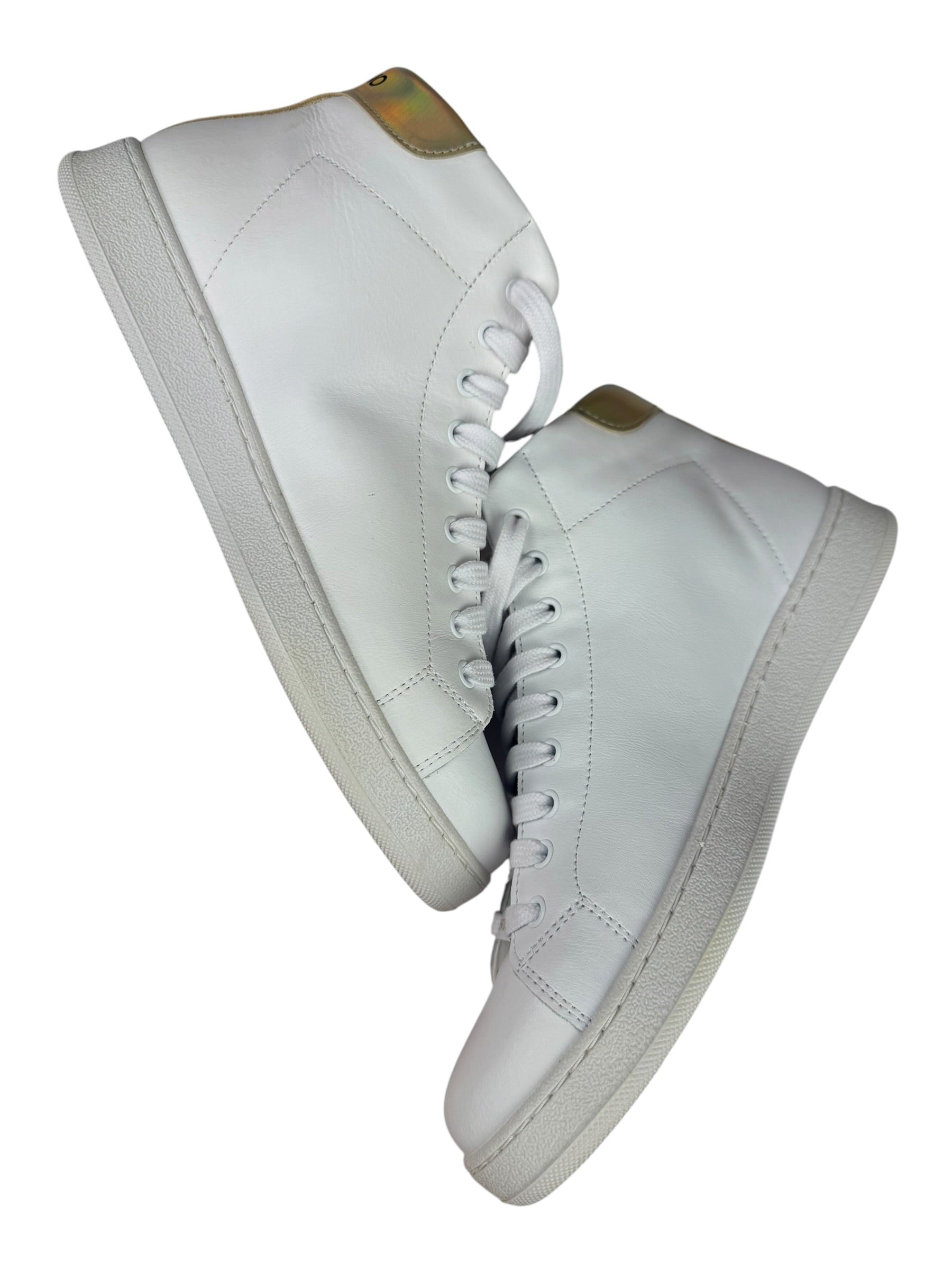 Valentino White Mabel High Top Sneaker