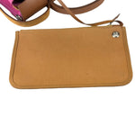 Hermes Pink/Brown Leather Trim Herbag Zip 31 Two-Way Bag