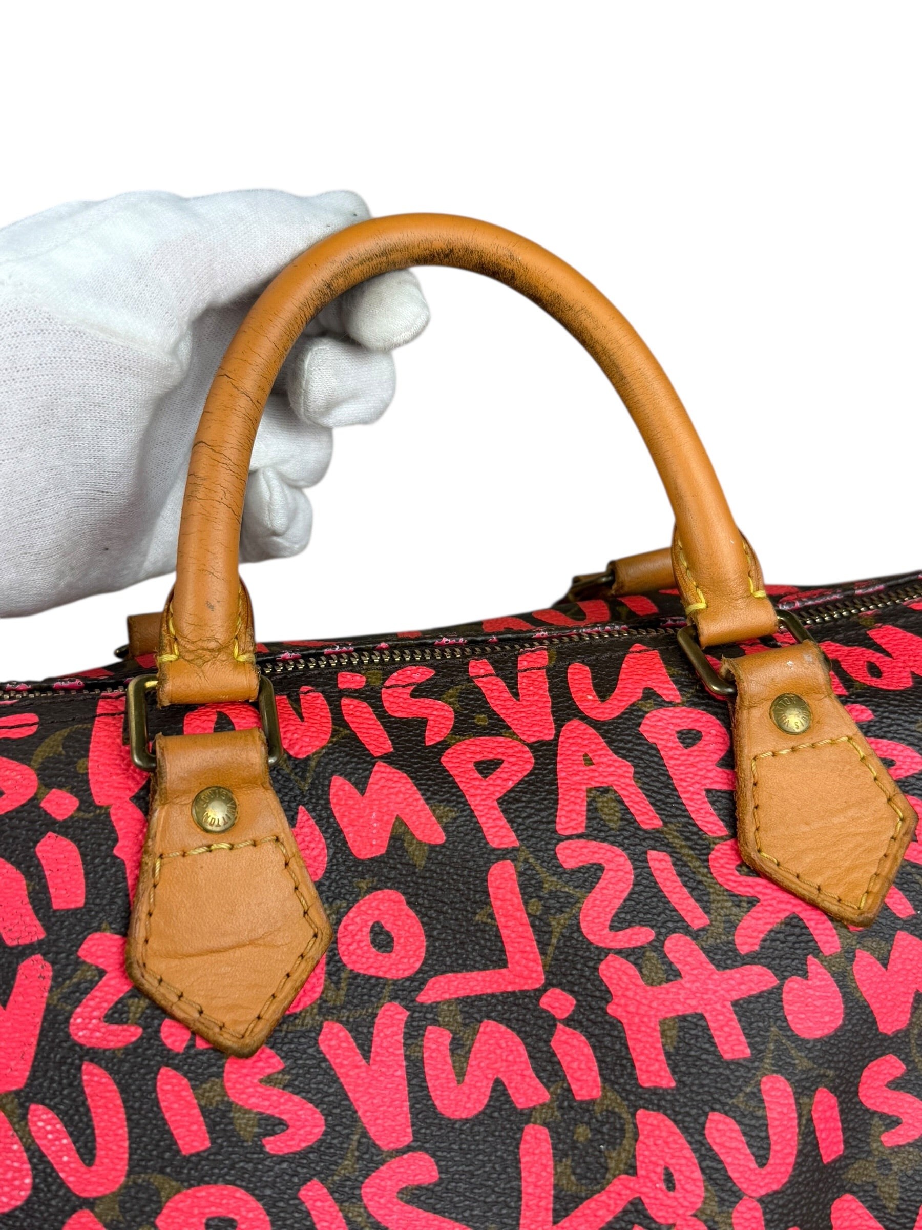 Louis Vuitton x Stephen Sprouse Graffiti Speedy 30 Pink