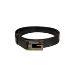 Gucci Black Leather G Buckle Belt