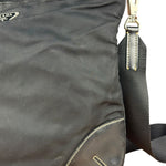 Prada Vintage Black Nylon Crossbody Bag
