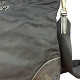 Prada Vintage Black Nylon Crossbody Bag