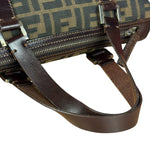 Fendi Vintage FF Zucca Print Mini Boston Handbag