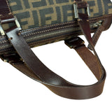 Fendi Vintage FF Zucca Print Mini Boston Handbag