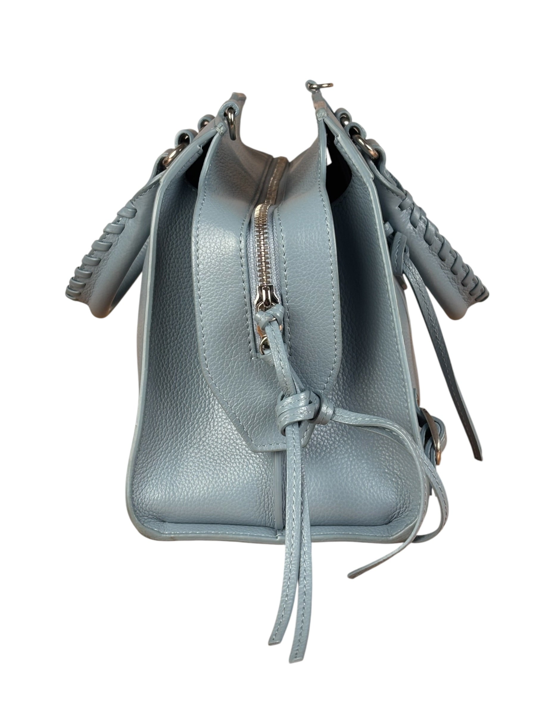 Balenciaga Light Blue Leather Neo Classic City Bag