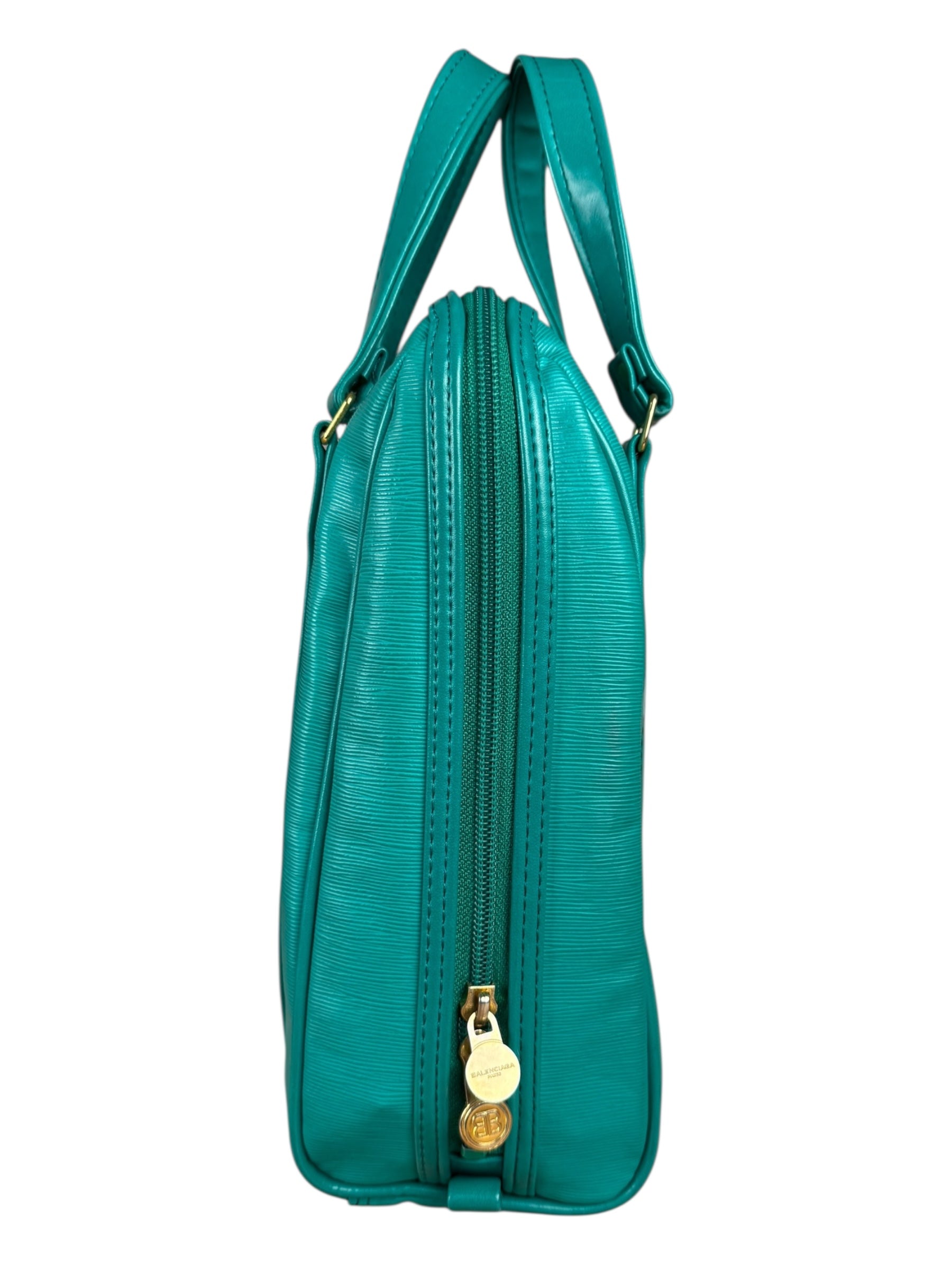 Balenciaga x Dunlop Green Top Handle Bag