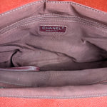 Chanel Red Quilted Caviar Be CC 2Way Tote Bag 2014