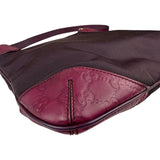 Gucci Vintage Purple Canvas Shoulder/Hobo Bag
