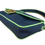 Fendi Denim Baguette NM 2Way Handbag