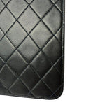 Chanel Balck Quilted Lambskin Square Flap 1991