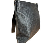 Gucci GG Black Leather Crossbody Bag
