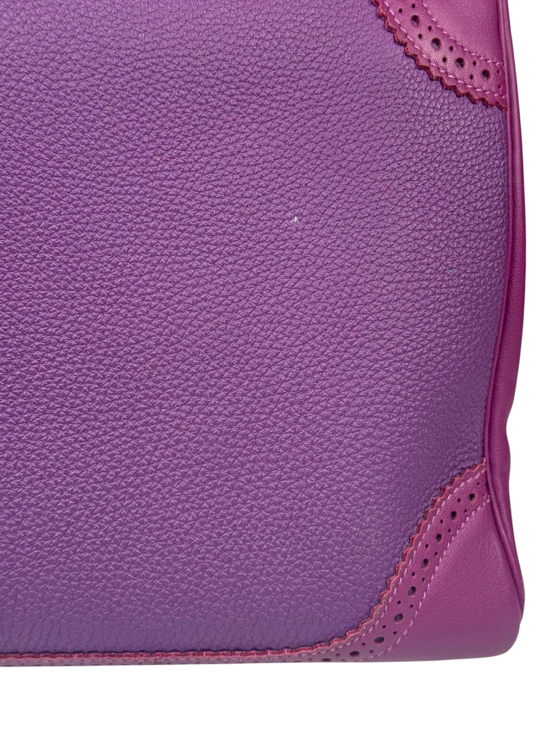 Hermes Kelly 35 Purple Ghillies Swift Togo Leather Handbag 2015