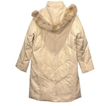 MCM Beige Puffer Long Coat