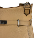 Hermes Jypsiere Tan Clemence Leather Shoulder Bag 2008