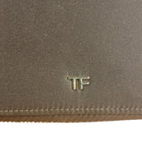 Tom Ford  Brown Suede Cosmetic Bag