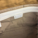 Fendi Vintage Beige Canvas Rubber FF Print Mamma Baguette