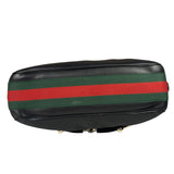 Gucci Black Leather Heritage Horsebit Hobo Bag