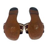 Christian Dior Paris Burgundy Slide Sandals