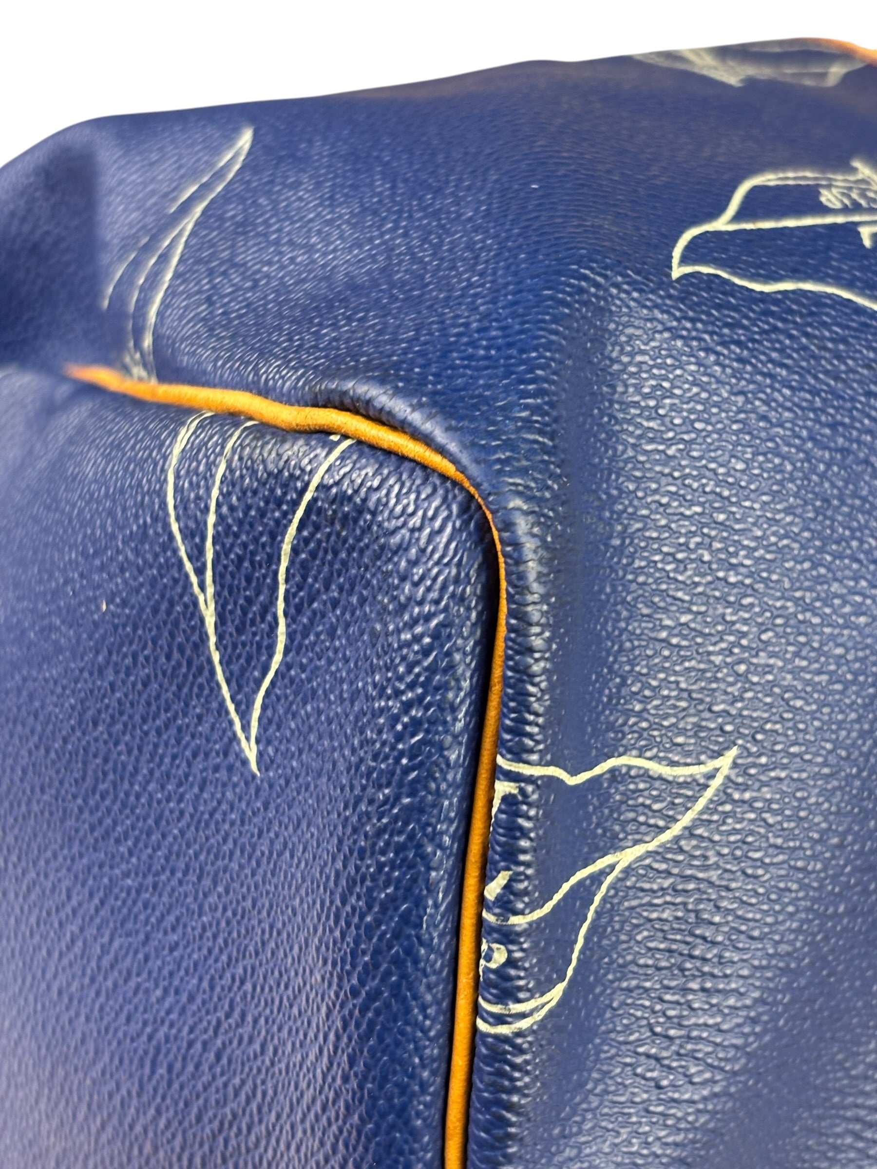 Louis Vuitton Blue America's Cup Keepall 45