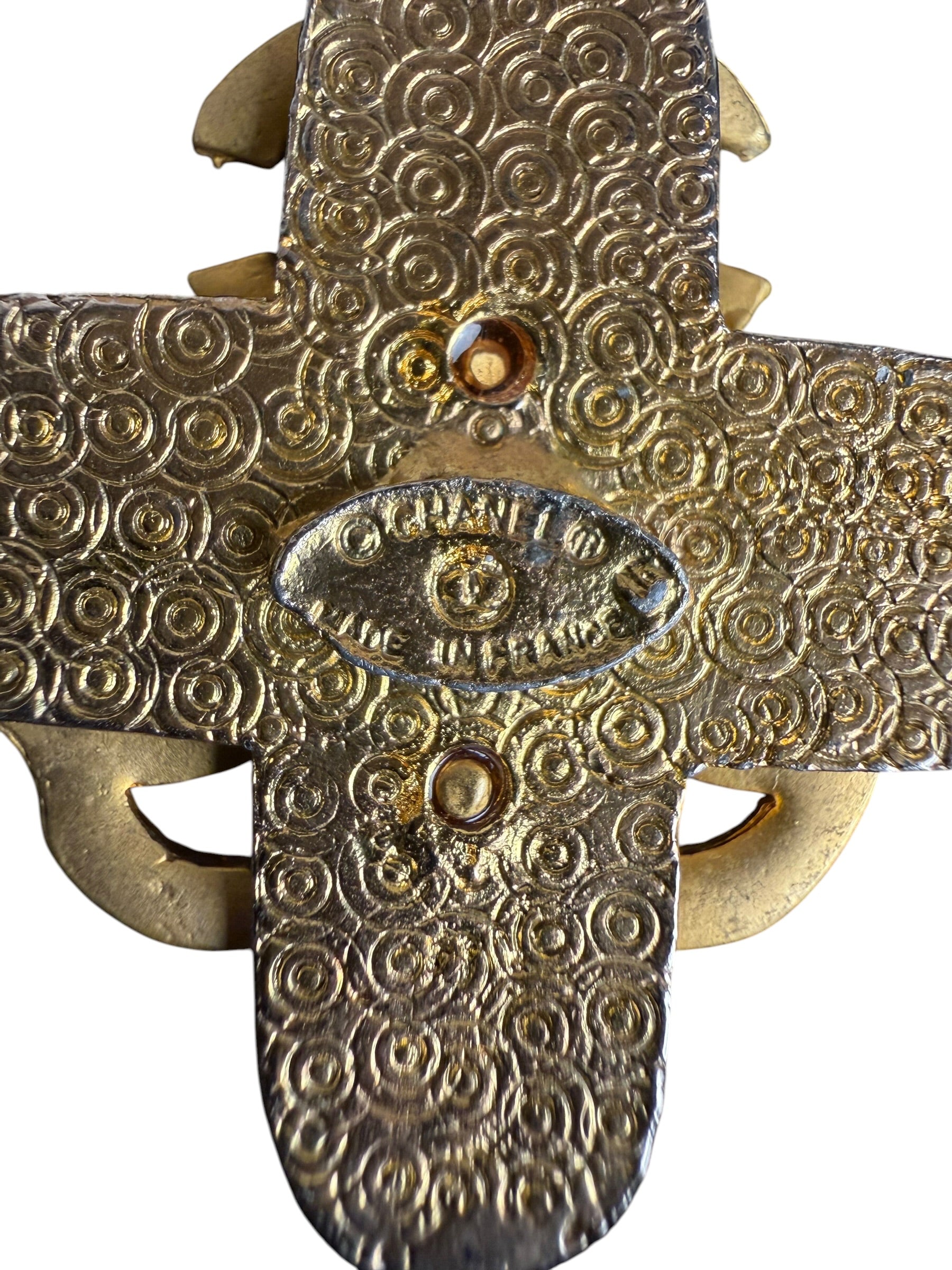 Chanel Vintage Autumm/Winter Triple Coco Mark Pendant 94A 1994