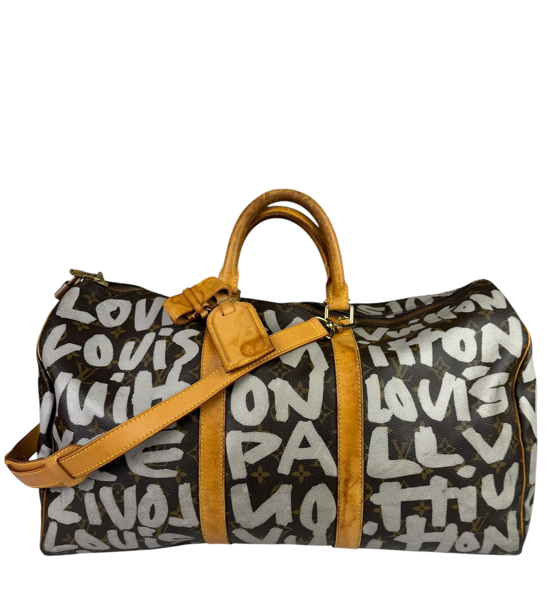 Louis Vuitton x Stephen Sprouse Monogram Graffiti Keepall 50