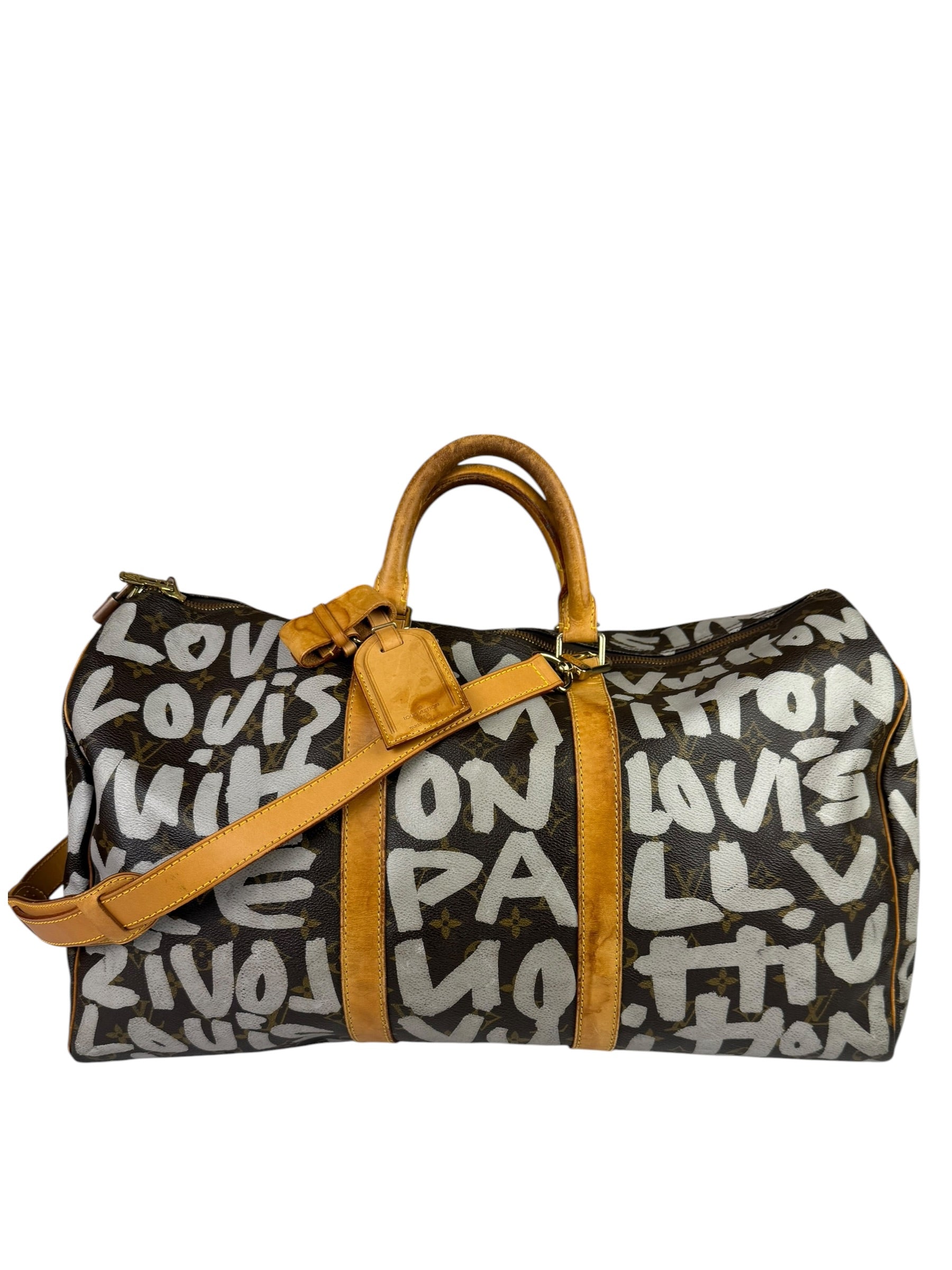 Louis Vuitton x Stephen Sprouse Monogram Graffiti Keepall 50