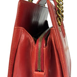 Chanel Red Leather Large Jetsetter Boy 2Way Handbag 2011